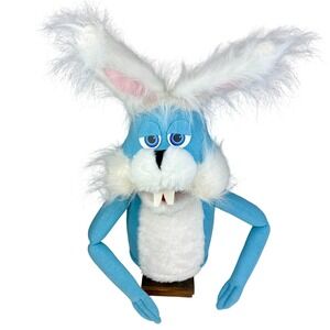 Vintage Frontier Creations Blue Rabbit‎ 25" Professional Hand Puppet Crazy Bunny